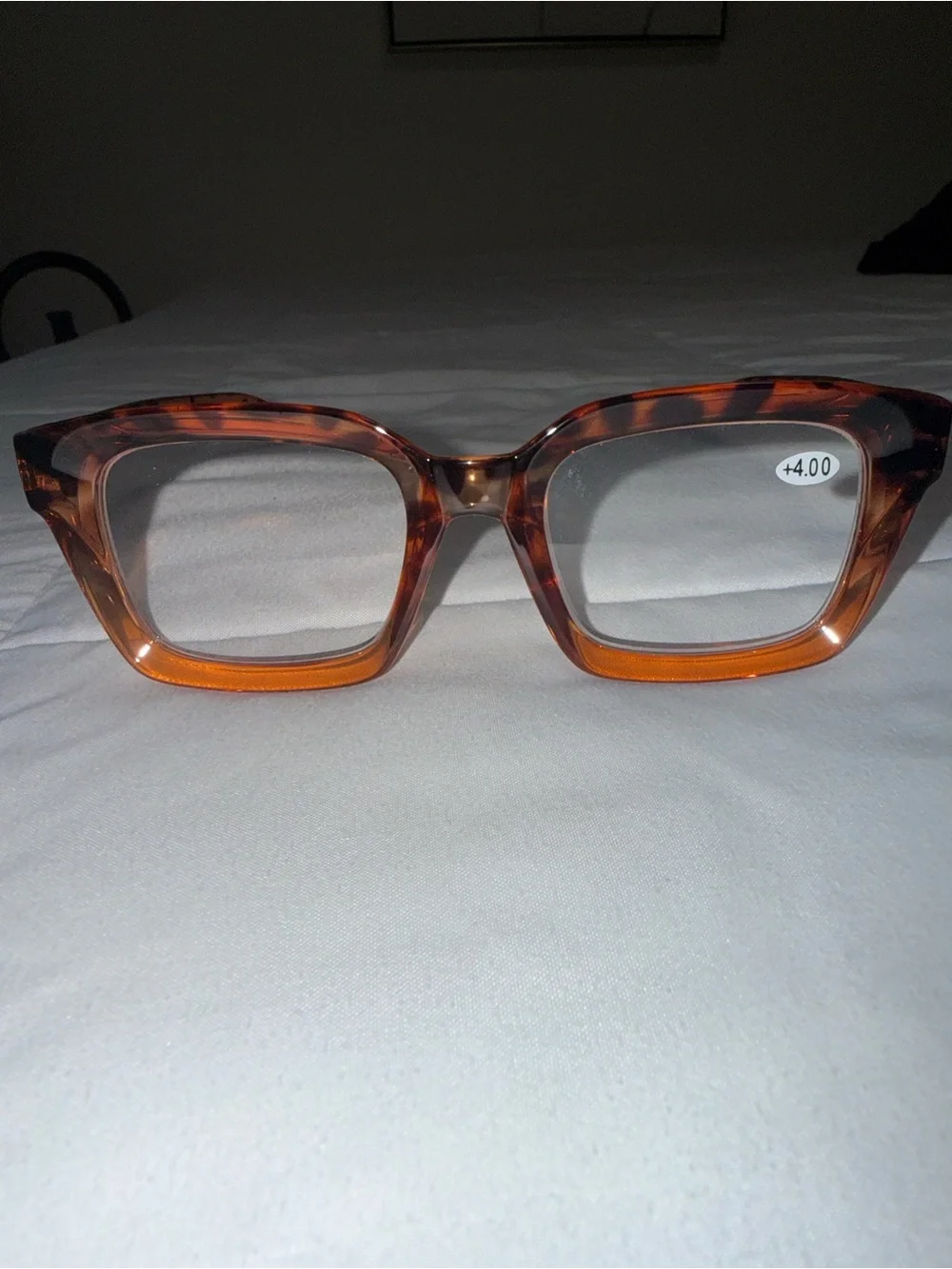 Women’s oversized Tortoiseshell Reading Glasses - +4.00 Magnification